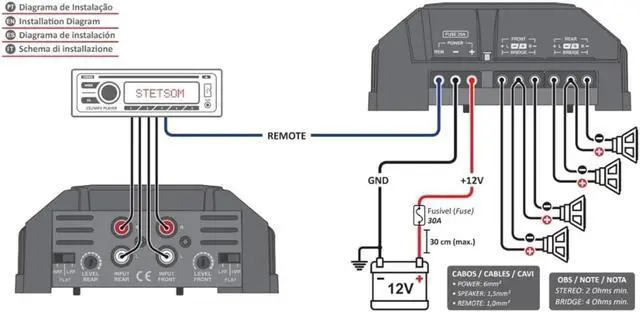 Alt view image 7 of 7 - 400.4 2 Ohms Compact Digital 4 Channels Amplifier, IRON LINE, 400 Watts RMS 400x4, 2 Stable, Multichannel Digital Car Audio Amp TS, Full-Range Sound Quality, Crossover