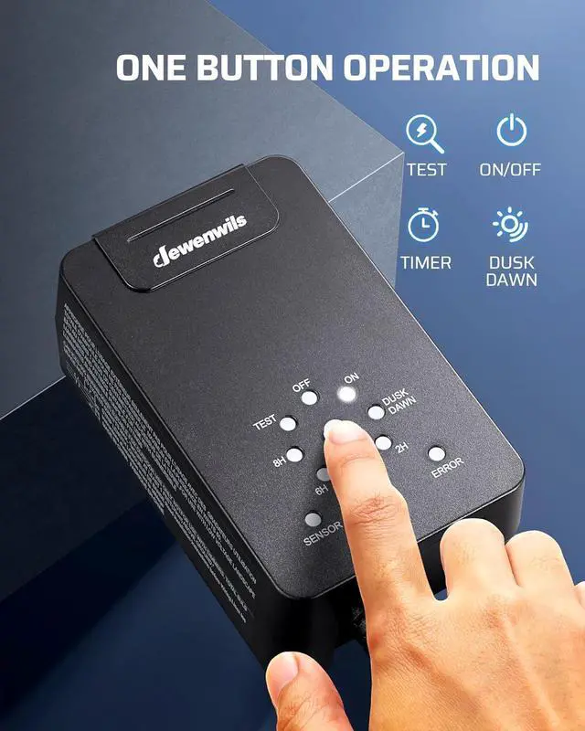 Alt view image 4 of 7 - 120W Low Voltage Transformer with Photocell Sensor & Timer, 120V AC to 12V DC, Weatherproof Landscape Lighting Transformer for Spotlights, Garden Lights, Steplight, Billboard