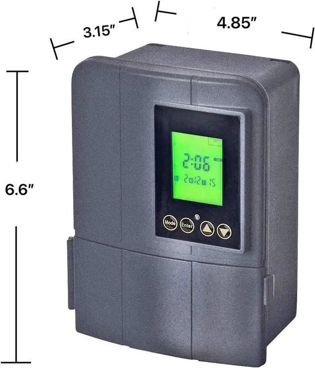 Alt view image 6 of 7 - 120W Toroidal Core Low Voltage Landscape Lighting Transformer with Built in Dusk-to-Dawn Timer and Astronomical Timer (120)