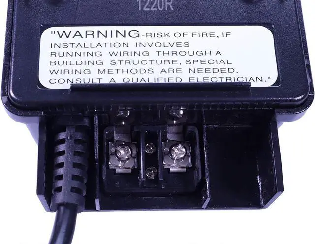 Alt view image 7 of 7 - 150W Watt AC to 12V Volt LED & Halogen -120V Volt Low Voltage Landscape Lighting Indoor/Outdoor Weatherproof Transformer Electric Power Pack with Photocell Sensor - Black Case