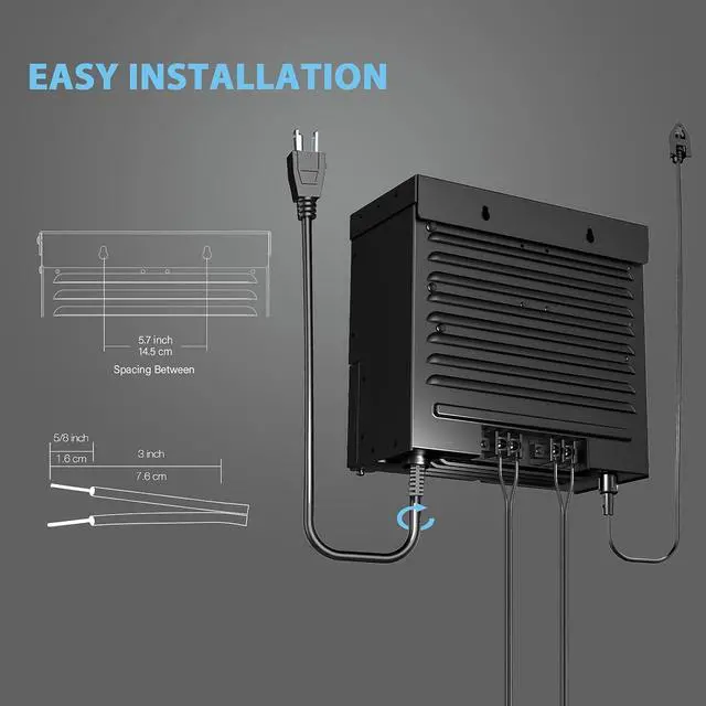 Alt view image 4 of 7 - Low Voltage Transformer 120W Outdoor Lighting Transformer for Landscape Lights with Photo Eye Sensor and Timer 120V AC to 12V AC 9920-9120-01