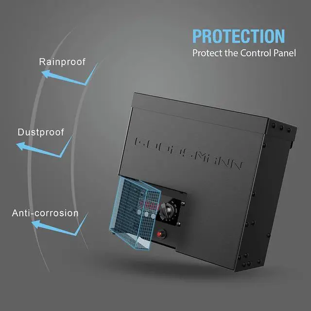 Alt view image 5 of 7 - Low Voltage Transformer 120W Outdoor Lighting Transformer for Landscape Lights with Photo Eye Sensor and Timer 120V AC to 12V AC 9920-9120-01