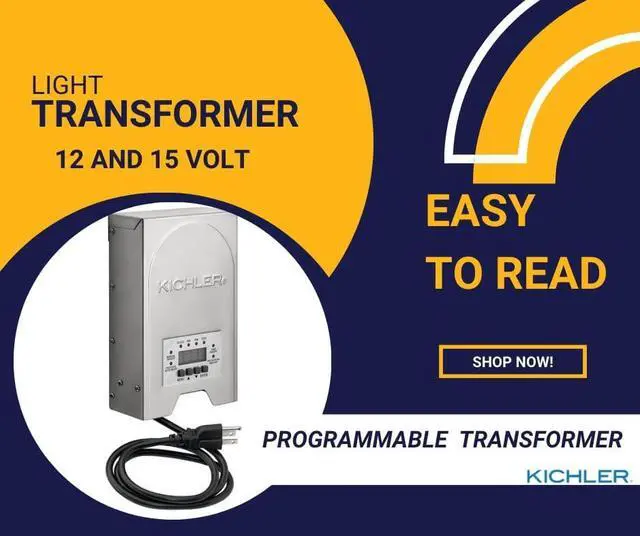 Alt view image 3 of 7 - 200-Watt 12V/15V Multi-Tap Low Voltage Landscape Lighting Transformer with Digital Timer - Programmable, Weatherproof, ETL Listed - Stainless Steel Box