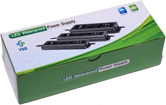 Alt view image 3 of 7 - 24V 300W LED Driver Transformer, IP67 Waterproof Constant Voltage Power Supply for Low Voltage LED Lighting