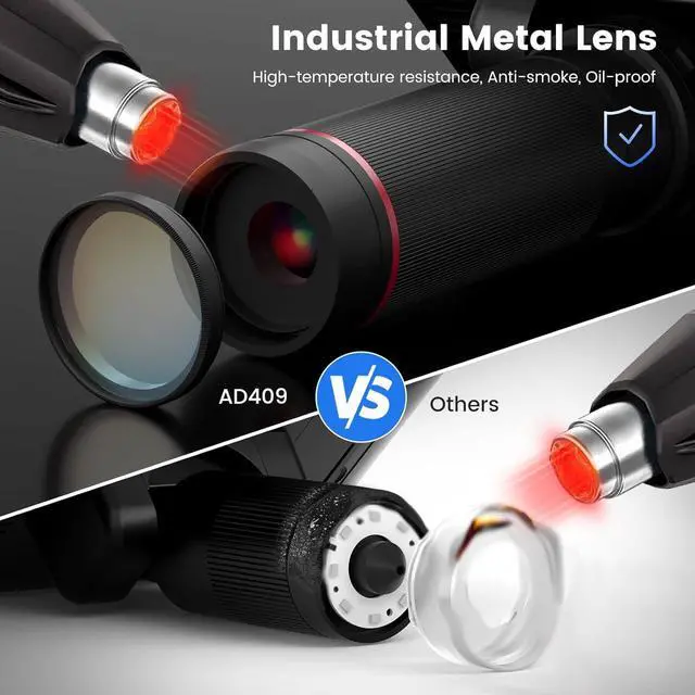 Alt view image 2 of 7 - AD409 HDMI Digital Microscope, 10.1 inch LCD Screen Soldering Microscope, 300X USB Electronic Microscope Camera for Professional PCB Soldering, Coin Collection, Supports Windows PC