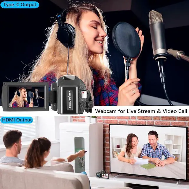 Alt view image 2 of 7 - Video Camera Camcorder Full HD 1080P 36.0 MP Webcam YouTube Vlogging Camera Recorder, 16X Digital Zoom Touch Screen Camcorders Camera with Microphone, Remote, Stabilizer, Lens Hood, 2 Batteries
