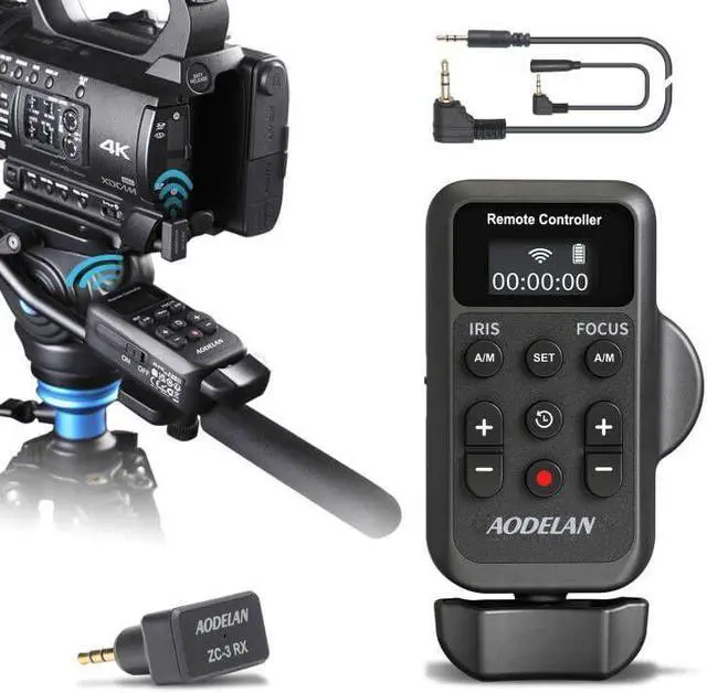 Main image of Wireless Camcorder LANC Remote Control for  and  with 2.5mm Jack or Remote Jack, Video Zoom, Focus, IRIS and Recording Wireless Remote Controller for  Vixia HF G40, G50, G70, G60, XA11