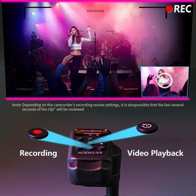 Alt view image 6 of 7 - Wireless Camcorder LANC Remote Control for  and  with 2.5mm Jack or Remote Jack, Video Zoom, Focus, IRIS and Recording Wireless Remote Controller for  Vixia HF G40, G50, G70, G60, XA11