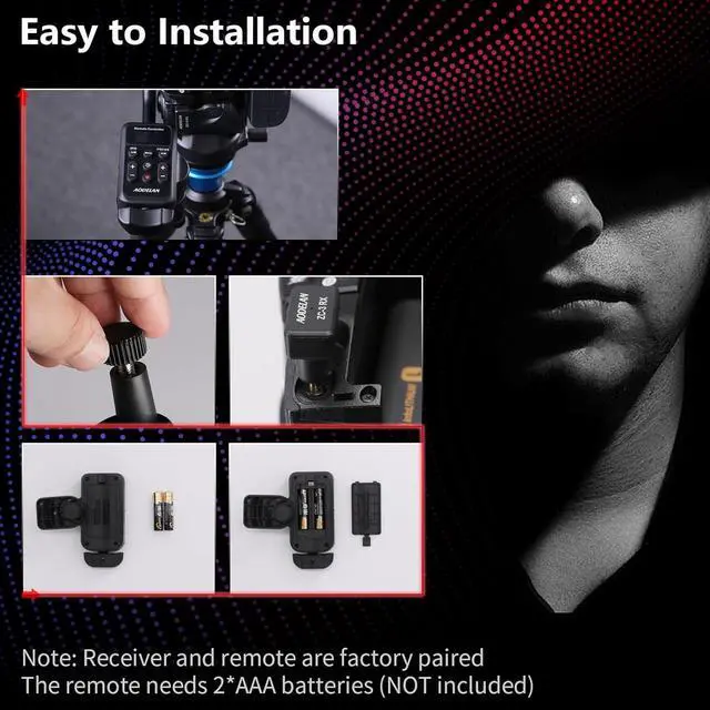 Alt view image 7 of 7 - Wireless Camcorder LANC Remote Control for  and  with 2.5mm Jack or Remote Jack, Video Zoom, Focus, IRIS and Recording Wireless Remote Controller for  Vixia HF G40, G50, G70, G60, XA11