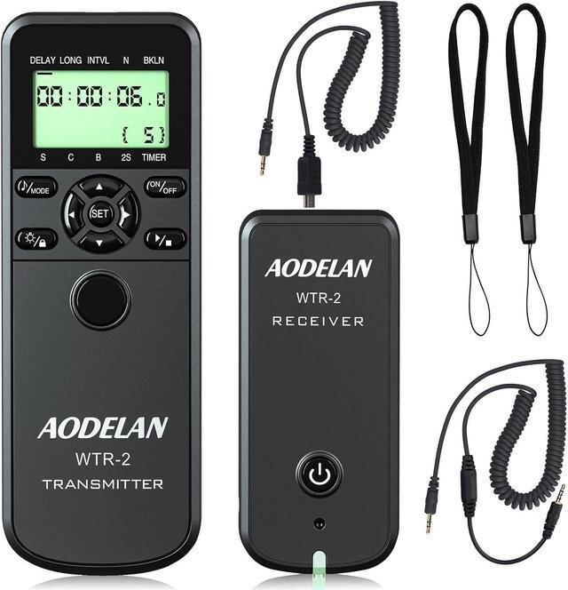 Main image of Intervalometer Remote for  - Camera Wireless Timer Shutter Release Remote Control for  Z6, Z7, Z9, D850, D810, D750, D7200, Coolpix P1000, P950; Replaces  MC-DC2, MC-30, MC-36A