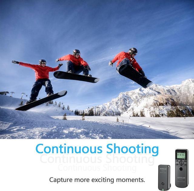 Alt view image 6 of 7 - Intervalometer Remote for  - Camera Wireless Timer Shutter Release Remote Control for  Z6, Z7, Z9, D850, D810, D750, D7200, Coolpix P1000, P950; Replaces  MC-DC2, MC-30, MC-36A
