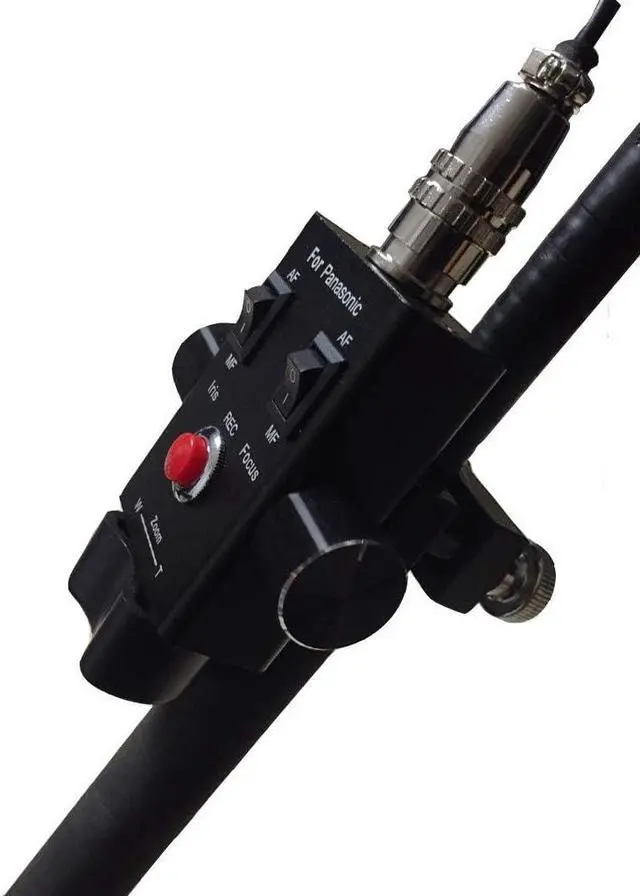 Alt view image 7 of 7 - Camcorder Zoom Controller Remote Control Zoom, Focus, and Iris Control for Panasonic HC-X1 AG-UX90 HC-PV100 AG-AC30 AG-UX180 HC-X1000 AG-AC90 AU-EVA1 DVX200 Video Camera Camcorder
