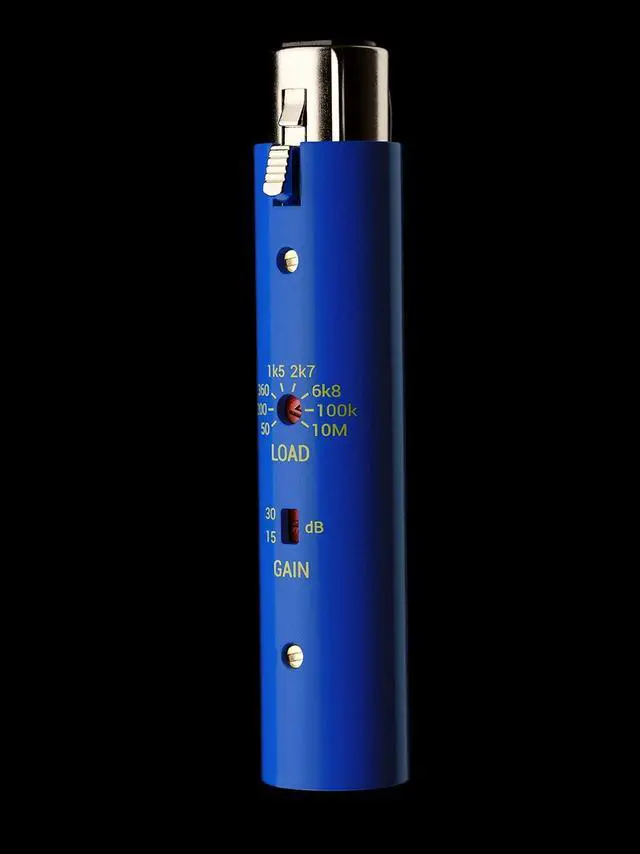 Alt view image 4 of 7 - DM2 TNT Active In-Line Mic Preamp with High-Grade FETs, Eight Load Settings and All-Metal Housing