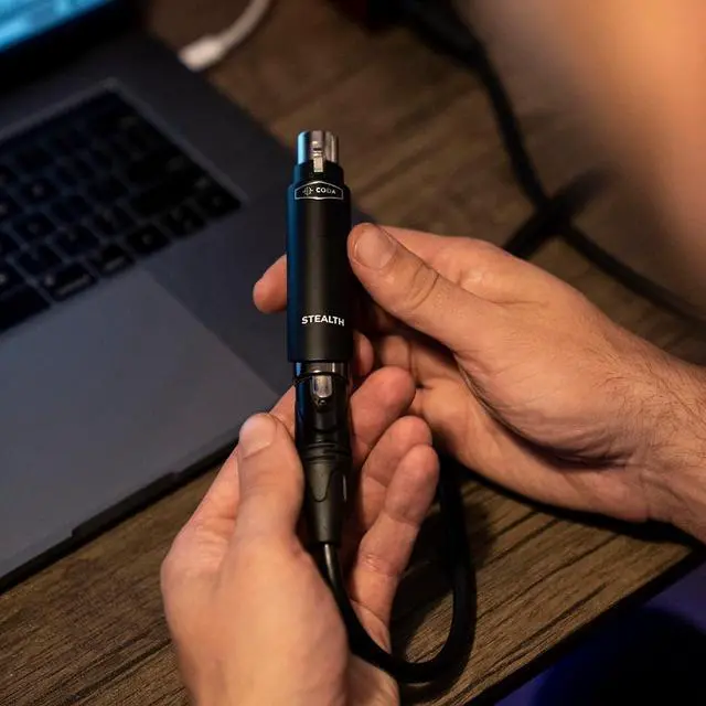 Alt view image 6 of 6 - MB-Stealth in-Line Microphone Preamp, Active Booster for Dynamic and Ribbon Mics - Ultra Low Noise, Enhance and Add Clarity to Your Podcast or Livestream