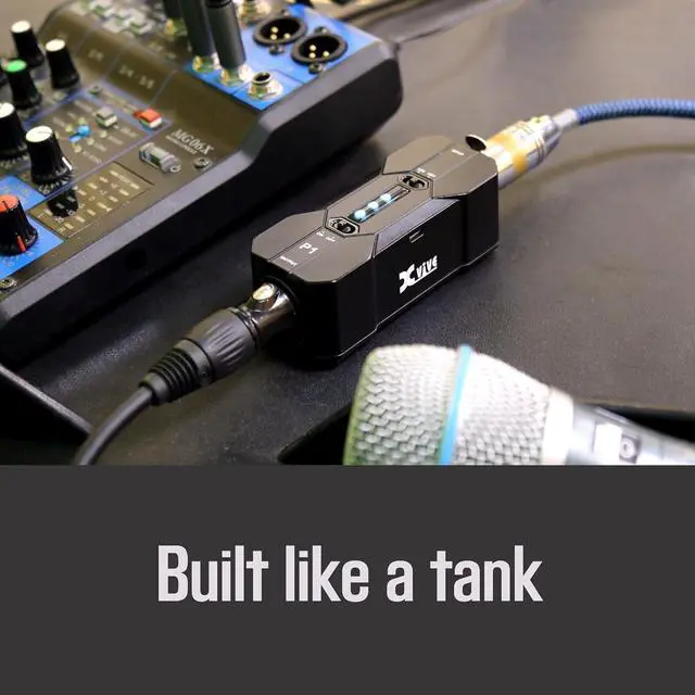 Alt view image 6 of 7 - P1 Phantom Power Supply for Microphone Preamp,Condenser Microphones,Shotgun Mic,with XLR Cable