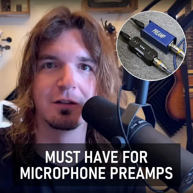 Alt view image 7 of 7 - P1 Phantom Power Supply for Microphone Preamp,Condenser Microphones,Shotgun Mic,with XLR Cable