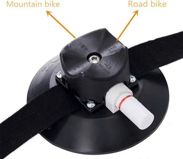 Alt view image 5 of 6 - Bike Rack for Car Roof, Vacuum Suction Cup Bicycle Carrier Aluminium Alloy Roof Rack, with 5 Adapters for Most Bikes, 9x100mm/12x100mm/15x100mm/15x110mm/20x100mm/20x110mm (6" Suction Carrier)