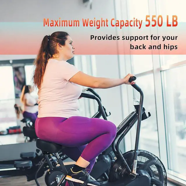 Alt view image 7 of 7 - Oversized Bike Seat for Peloton Bike & Bike+, Comfort Seat Cushion Compatible with Peloton, Road or Exercise Bikes, Bicycle Wide Saddle Replacement for Men & Women, Accessories for Peloton