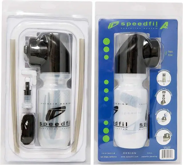 Alt view image 5 of 7 - A2 Bicycle Water Bottle, Between the Arms Hands-Free Hydration System with Refill Port