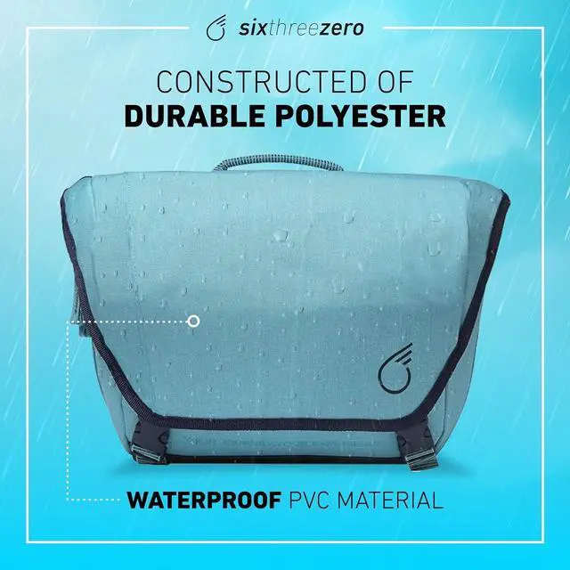 Alt view image 3 of 7 - Dual Sided Bike Bag for Rear Rack, Waterproof Universal Bicycle Double Pannier Storage Bags, Cargo Trunk with Carry Handle