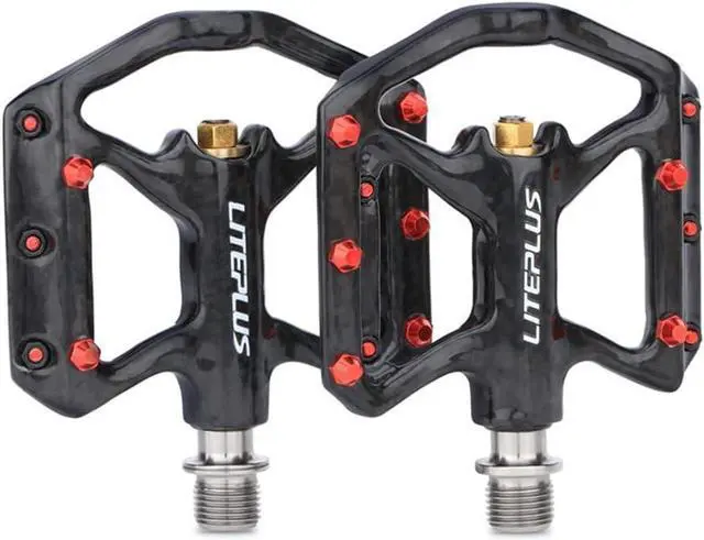 Main image of Carbon Pedal Titanium Axis Road Bike Pedal MTB Ultra Light 3 Bearing Anti-Skid Pedal for Brompton Pedal