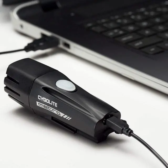 Alt view image 5 of 7 - Metro 700 Lumen USB Rechargeable Bicycle Headlight , Black