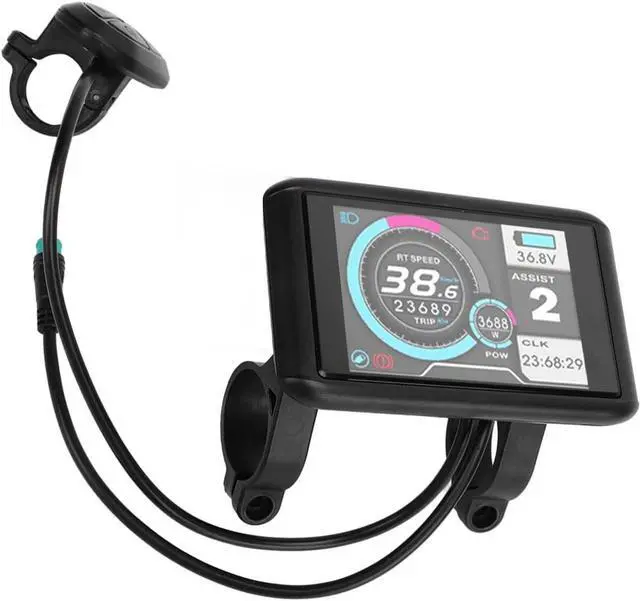 Main image of Electric Bike Meter, UKC1 Color Display Bike LCD Display for Electric Bike Scooter with Waterproof Connector