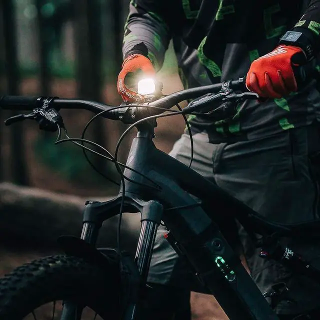 Alt view image 7 of 7 - MJ906S 4500 Lumen Front Bike Light, CREE LED IPX6 Waterproof Bike Light, Perfect LED Bike Light for Mountain Biking Road Biking Bike Helmet Light, USB Rechargeable Bike Lights