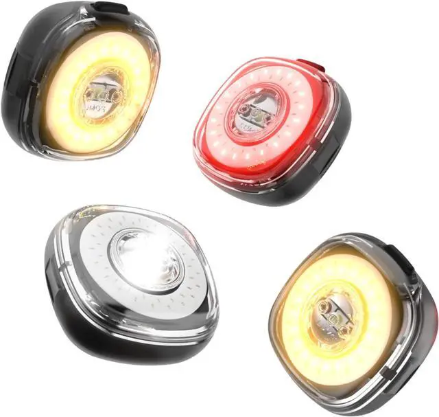 Main image of Firefly Smart Bike Light System - Sync Front & Rear LED Light | Custom Brightness, Flash Pattern, Day/Night mode | Turn Signals | Brake lights | Night Riding Bicycle Accessories for Men & Women