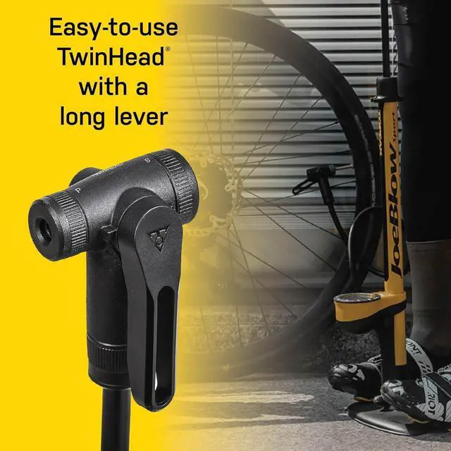 Alt view image 6 of 6 - Joe Blow Sport III High Pressure Floor Pump,Yellow