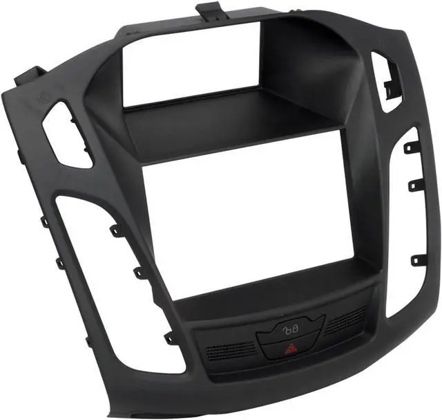 Alt view image 3 of 5 - FD6200B Double DIN Radio Installation Dash Kit Compatible with Select 2012-14 Ford Focus - Non Factory Navigation Models Only - Car Stereo Install Kit