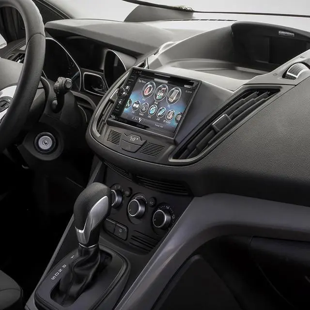 Alt view image 4 of 5 - FD6200B Double DIN Radio Installation Dash Kit Compatible with Select 2012-14 Ford Focus - Non Factory Navigation Models Only - Car Stereo Install Kit