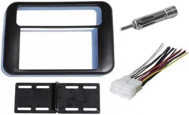 Main image of Install Parts Double Din Aftermarket Stereo Radio Installation Install Dash Kit + Wire Harness and Antenna Adapter Fits Pontiac Firebird/Trans Am