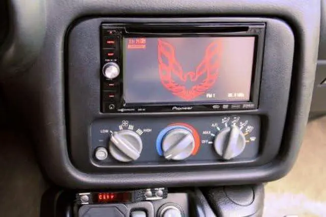 Alt view image 2 of 4 - Install Parts Double Din Aftermarket Stereo Radio Installation Install Dash Kit + Wire Harness and Antenna Adapter Fits Pontiac Firebird/Trans Am