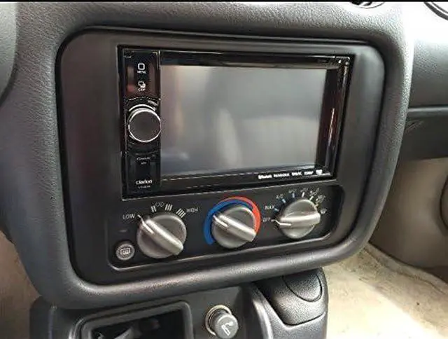 Alt view image 3 of 4 - Install Parts Double Din Aftermarket Stereo Radio Installation Install Dash Kit + Wire Harness and Antenna Adapter Fits Pontiac Firebird/Trans Am