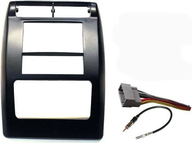 Main image of Aftermarket Double Din Radio Stereo Car Install Dash Kit Compatible with Jeep Wrangler 2003-2006