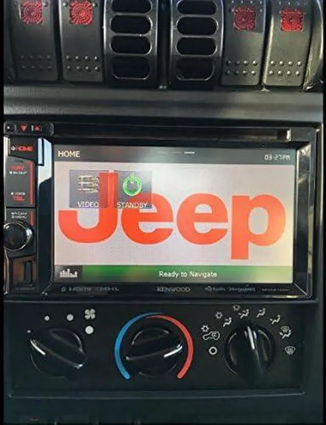 Alt view image 5 of 5 - Aftermarket Double Din Radio Stereo Car Install Dash Kit Compatible with Jeep Wrangler 2003-2006