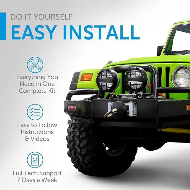 Alt view image 5 of 7 - PRO-TJRIK1 All-in-One Radio Installation Kit for Jeep Wrangler TJ Models, Easy Installation Kit includes Wiring Harness, Antenna Adapter, and Scratch Resistant Radio Bezel, Matte Black