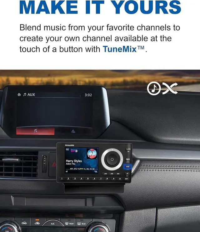 Alt view image 4 of 7 - SXPL1V1 Onyx Plus Satellite Radio with Vehicle Kit  Easy to Install, Enjoy SiriusXM on Your Existing Car Stereo with This Dock and Play Radio
