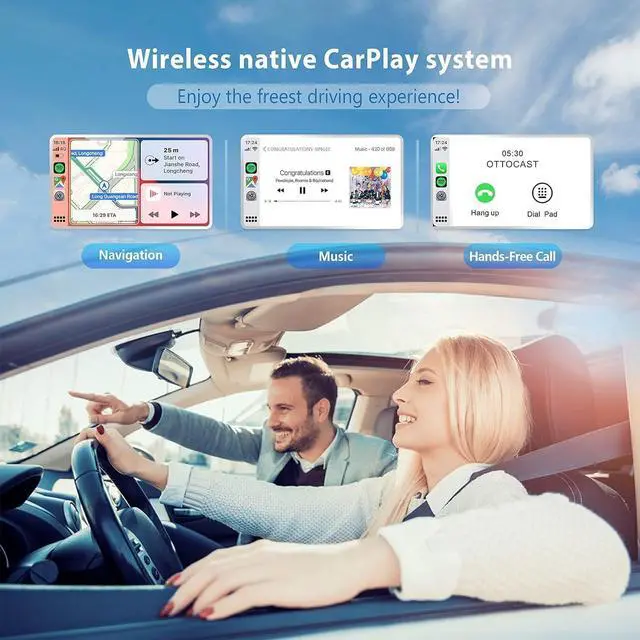 Alt view image 5 of 7 - U2-AIR Wireless CarPlay Adapter 2024 - Apple CarPlay Wireless Adapter Convert Wired to Wireless Plug & Play Dongle 5Ghz WiFi Auto Connect Online Update for iPhone & OEM Wired CarPlay Cars
