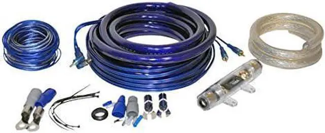 Alt view image 2 of 2 - Amplifier Wiring Combo Installation Kit, 0-Gauge Power/Ground, 16-Gauge Remote, 20' Foot RCA Amplifier Complete Install Kit with 150 Amp ANL Inline Fuse 4000W (AMPKIT0)