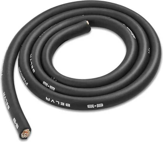 Alt view image 7 of 7 - Belva True 4 Gauge AWG Premium CCA Complete Amplifier Wiring Kit with OFC 4-Channel RCA Cable - BAK44 RED