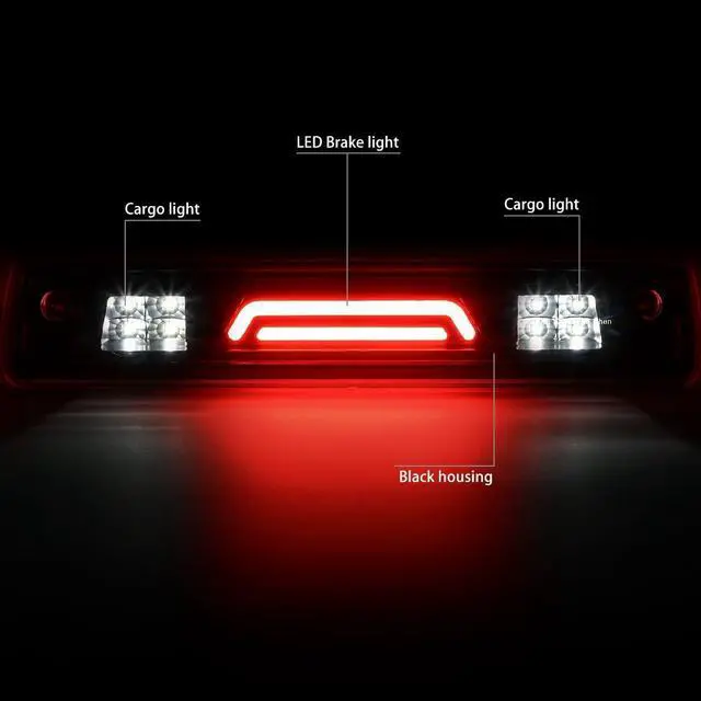 Alt view image 3 of 7 - 3BL-COLO15-3D-LED-BK Black Housing 3D LED High Mount 3rd Third Brake Light [Compatible with 15-18 Colorado/Canyon]