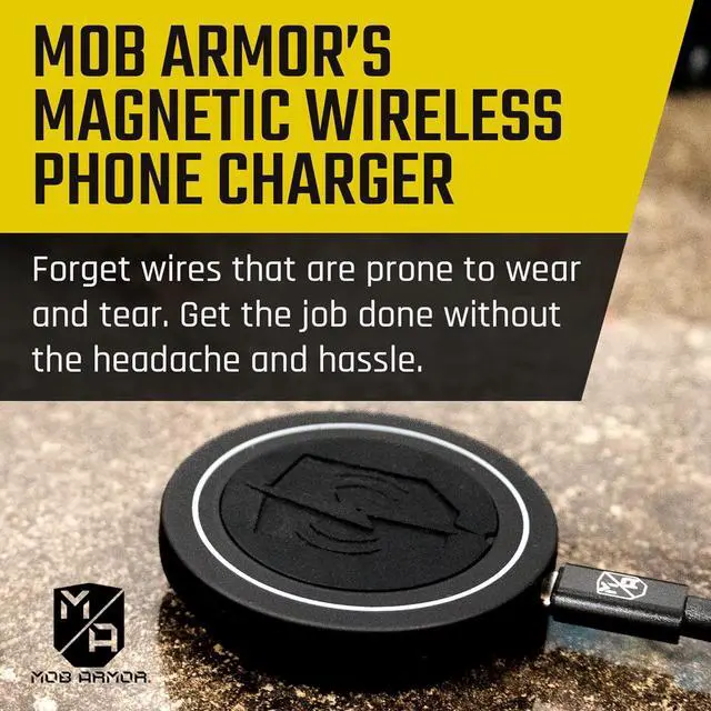 Alt view image 6 of 7 - Magnetic Wireless Charger - Magnet Phone Charger for Car - Power Up Charge on Magnet Car - Phone Wireless Charging - Andriod & iPhone Charging Station Car - Truck Accessories.