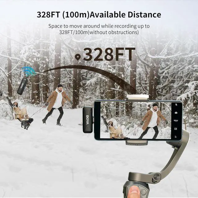 Alt view image 5 of 7 - Dual Wireless Lavalier Microphone for Android iPhone 15 USB Type-C Smartphone Laptop, 30H Battery, Mini Lapel Clip-on Mic for Podcast YouTube TikTok Live Stream Vlog Interview Video Recording