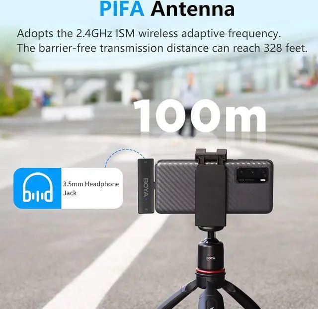 Alt view image 6 of 7 - Wireless Lavalier Microphone for Android USB-C Phone by-XM6 K6 Noise Cancellation Plug Play Type-C Microphones for iPhone 15 Clip On Lapel Mic for Video Recording Interview YouTube Streaming