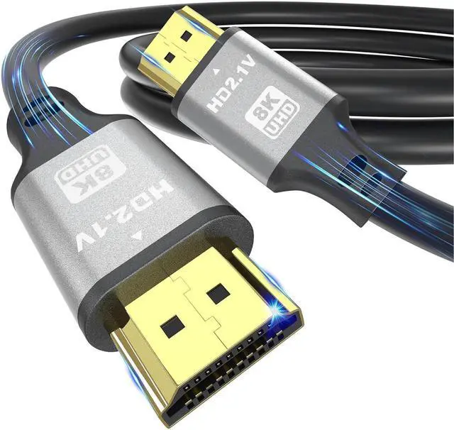 Alt view image 2 of 7 - 4K HDMI Cable 120 FT, 4K@60Hz, 18Gbps High Speed HDMI 2.0 Cord, Ultra HD,Ethernet Audio Return,Video 4K,1080p,3D,Arc, HDR Compatible with Xbox,PS5/PS4,HDTV,Laptop ect(Silver)