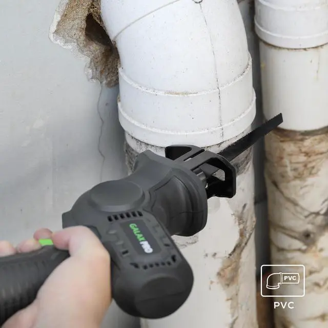 Alt view image 7 of 7 - 20V Cordless Reciprocating Saw, 0-3000RPM Variable Speed Power Reciprocating Saw with 4.0Ah Battery, 2pcs Wood Saw Blades & 1pcs Metal Saw Blade