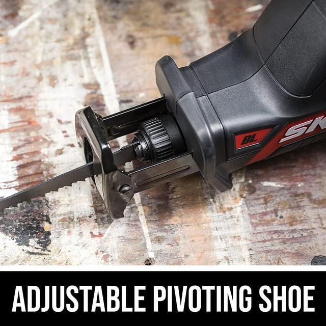 Alt view image 6 of 6 - PWR CORE 12 Brushless 12V Compact Reciprocating Saw Kit, Includes 2.0Ah Lithium Battery and PWR JUMP Charger - RS582802