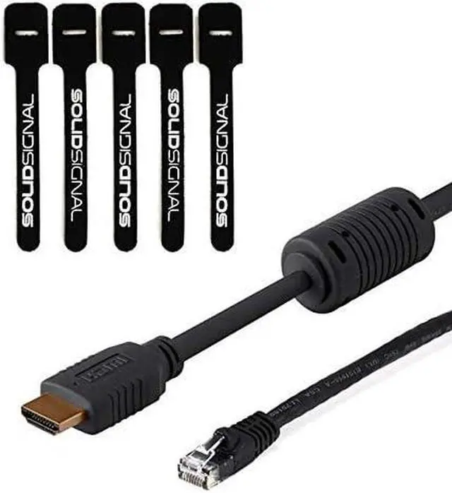 Alt view image 5 of 7 - Mini Pro ISO HDMI Live Stream Switcher Bundle with 6 HDMI Cable, 7 Cat5e Cable, and 5-Pack of SolidSignal Cable Ties (SWATEMMINIBPRISO)